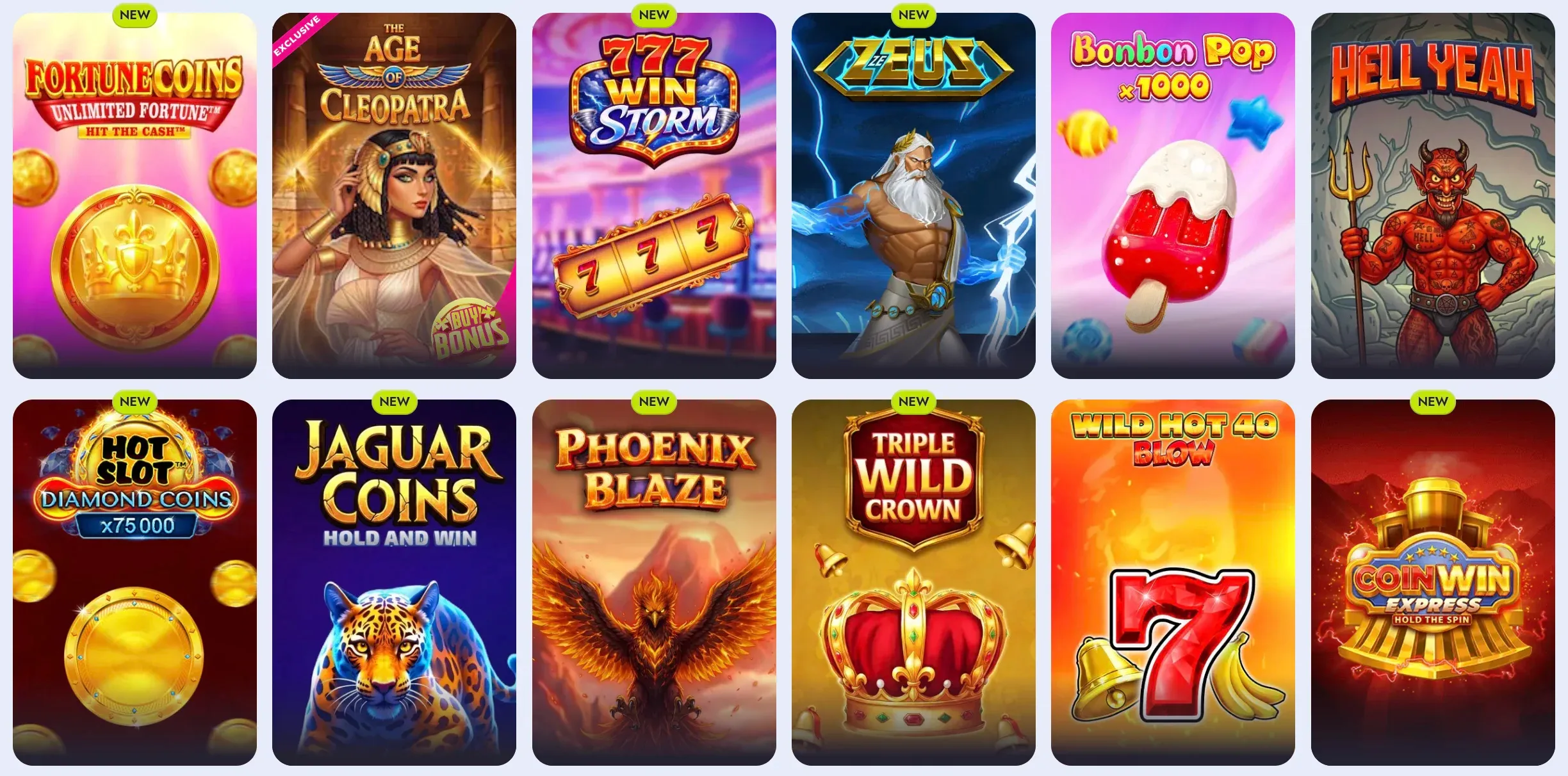 Rozmanitost výherních automatů v Vipsta casino